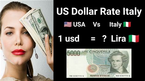 italian lire to us dollars.